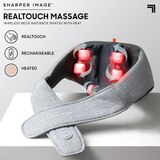 Sharper Image Realtouch Massage Wireless Neck and Back Shiatsu with Heat, thumbnail image 3 of 7
