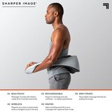 Sharper Image Realtouch Massage Wireless Neck and Back Shiatsu with Heat, thumbnail image 4 of 7