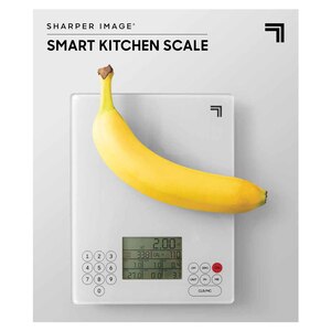  Sharper Image Digital Kitchen Scale with Nutritional Display 