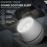 Sharper Image Sound Soother Sleep White Noise with LED Glow, thumbnail image 5 of 7