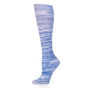 Celeste Stein Compression Socks, Denim Stripe , CVS