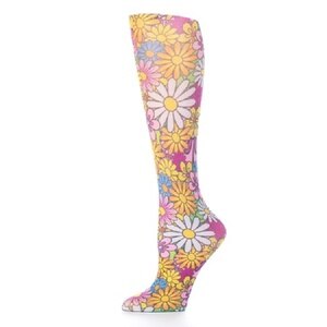 Celeste Stein Compression Socks, Colorful Daisies , CVS