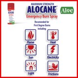 Alocane Maximum Strength Emergency Room Burn Spray, thumbnail image 5 of 7