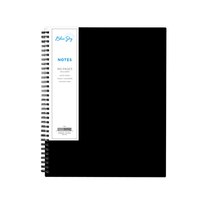 Blue Sky Notebook 8.5 in x 11 in, Black
