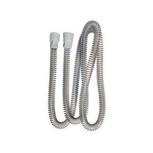 Sunset Healthcare Solutions Slim CPAP Tubing with 22mm Cuffs 6 FT Length, Gray