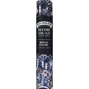 Poo-Pourri Travel Size Royal Flush Before You Go Toilet Spray, 0.34 OZ