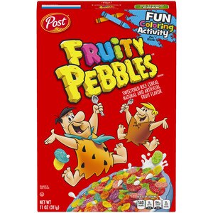 Fruity Pebbles Cereal, 11 OZ