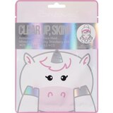 The Creme Shop Unicorn Strawberry Milk Animated Animal Mask, Clear Up Skin!, thumbnail image 1 of 2