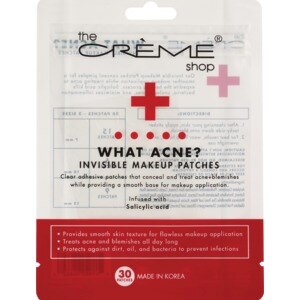 The Creme Shop What Acne? - Parches de maquillaje invisibles, 30 u.