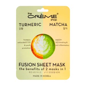The Creme Shop Turmeric & Matcha Fusion Sheet Mask , CVS