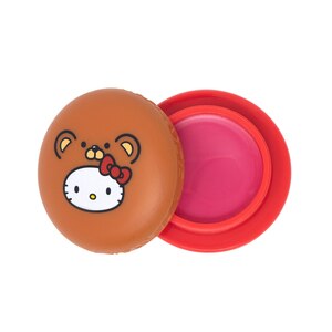 The Creme Shop Hello Kitty Macaron Lip Balm in Red Velvet
