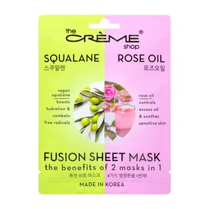 The Creme Shop Squalane & Rose Oil Fusion Sheet Mask , CVS