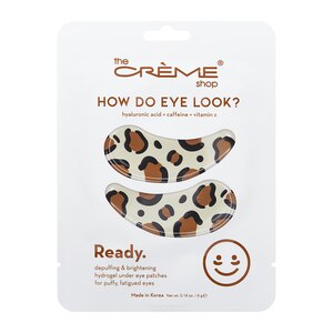 The Creme Shop How Do Eye Look? Ready. Depuffing & Brightening Eye Mask