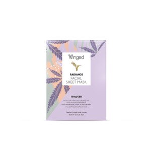 Winged CBD Radiance Facial Sheet Mask - State Restrictions Apply