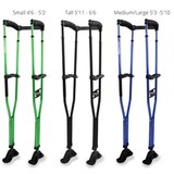 Sport Swings Modern Crutches Anti-Slip Strap Included Supports 300 lbs, thumbnail image 1 of 7
