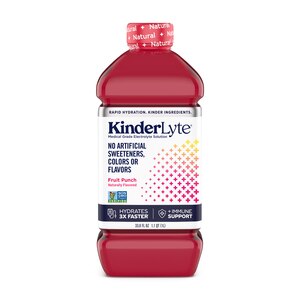 KinderLyte Natural Oral Electrolyte Solution Fruit Punch, 33.8 Fl Oz - 33.8 Oz , CVS