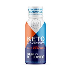 Real Ketones Keto Clean Energy Shot, Strawberry Lemonade, 3 OZ