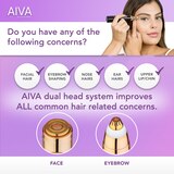Spa Sciences AIVA Facial Hair Remover & Eyebrow Trimmer, thumbnail image 2 of 10