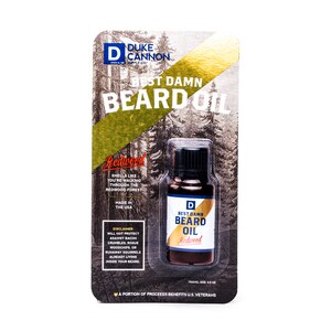 Duke Cannon Best Damn Beard Oil, Travel Size, .05 OZ