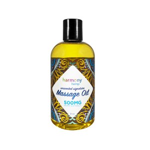 Harmony Hemp Signature - Aceite corporal con 500 mg de CBD para masajes, 8 oz - Se aplican restricciones estatales
