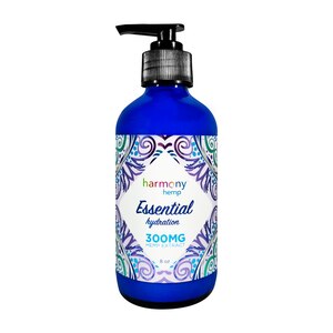 Harmony Hemp Essential 300mg CBD Hydration Lotion, 8 OZ - State Restrictions Apply