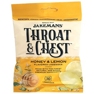 Jakemans Throat & Chest, Lozenges Bag, Pack of 5, 30ct