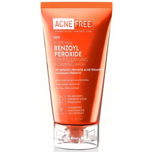 AcneFree Severe Acne Benzoyl Peroxide Deep Cleansing Foaming Wash, 5 OZ