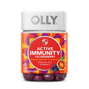  OLLY Active Immunity + Elderberry, Blood Orange, 45CT 