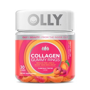 Olly Collagen Peach Rings Gummy Supplement, 30 Ct , CVS