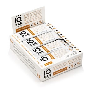 Iq Bar Peanut Butter Chip Whole Brain Body Nutrition Bar With