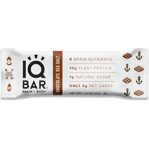 IQ Bar, Brain + Body Nutrition Bar, Chocolate Sea Salt - 1.6 Oz , CVS