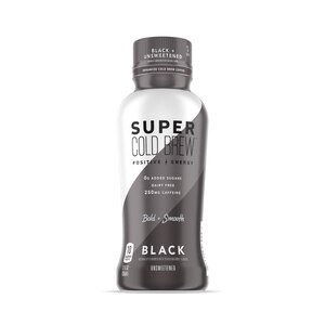 Kitu Super Coffee Cold Brew, Unsweetened Black Coffee, 12 OZ