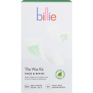 Billie Face & Bikini Wax Kit, 32 Ct , CVS