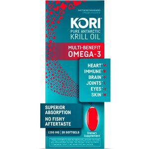 Kori Krill Oil Multi-Benefit Omega-3 Softgels, 1, 200 Mg, 30 Ct , CVS