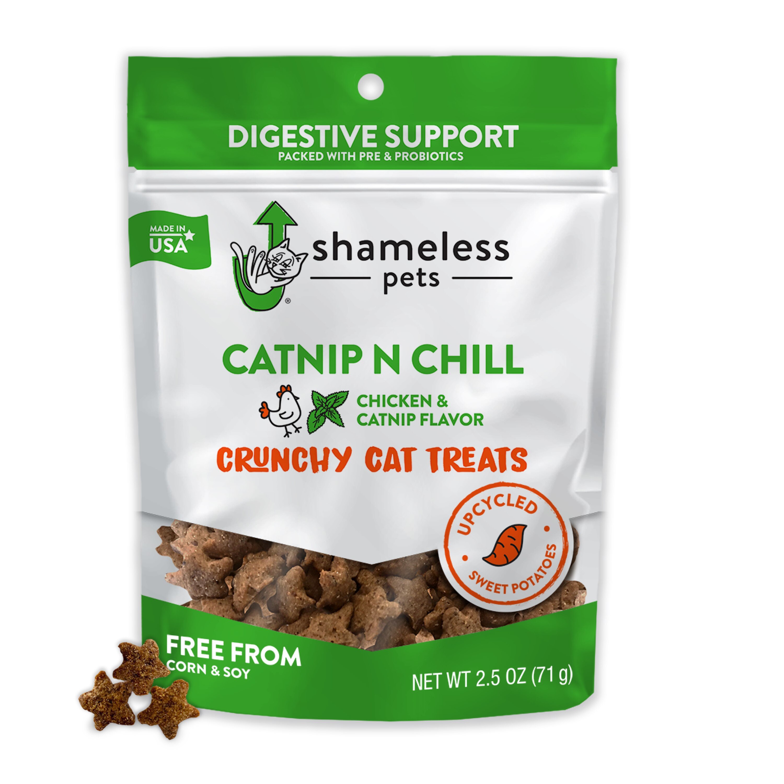 Shameless Pets Catnip N Chill Crunchy Cat Treats - 2.5 Oz , CVS