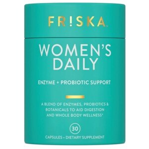  FRISKA Women's Daily 30-Count, Enzyme + Probiotic + Botanical Dietary Supplement, Supports Healthy Immune Functions 