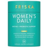FRISKA Women's Daily Enzyme + Probiotic Support Capsules, thumbnail image 1 of 2