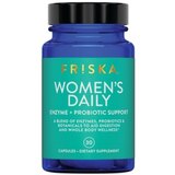 FRISKA Women's Daily Enzyme + Probiotic Support Capsules, thumbnail image 2 of 2