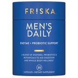 FRISKA Men's Daily Enzyme + Probiotic Support Capsules, thumbnail image 1 of 2