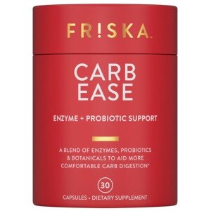  FRISKA Carb Ease 30-Count, Enzyme + Probiotic + Botanical Dietary Supplement, Supports Healthy Immune Functions 