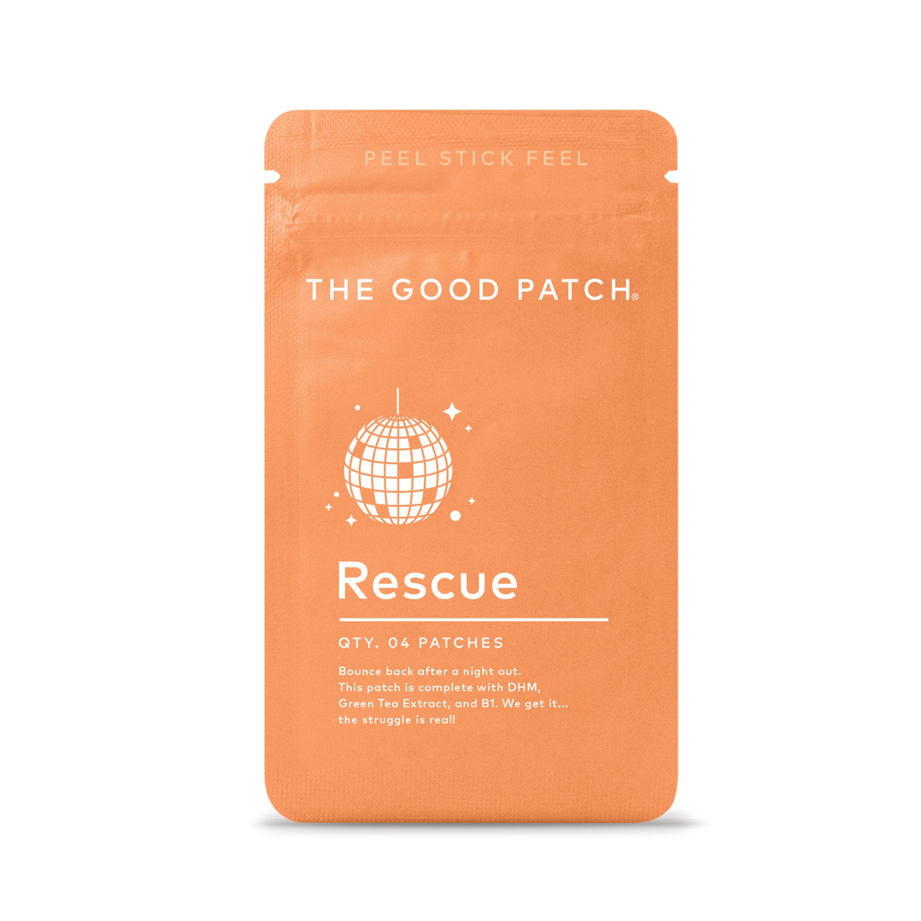 The Good Patch Rescue Plant-based Vegan Wellness Patch - 4ct : Target