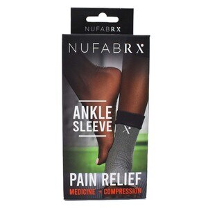 Nufabrx Pain Relieving Medicine + Compression Ankle Sleeve