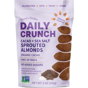  Daily Crunch Cacao + Sea Salt Sprouted Almonds, 5 OZ 