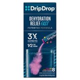 Drip Drop Dehydration Relief Fast Variety Pack Electrolyte Powder Sticks, 8 CT, thumbnail image 1 of 3