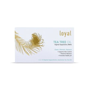 Loyal Tea Tree Oil Feminine Health Suppository Melts, 12 Ct , CVS