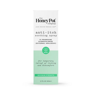 The Honey Pot Anti Itch Spray Pramoxine and Witch Hazel Lavendar and Chamomile, 2.71 OZ