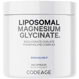 Codeage Liposomal Magnesium Bisglycinate Chelate Mineral Supplement, BioMag Phospholipids, thumbnail image 1 of 9