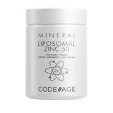 Codeage Liposomal Zinc, 3-Month + Supply, Zinc Gluconate Essential Mineral Vegan Supplement, Non-GMO, 100 CT, thumbnail image 1 of 5