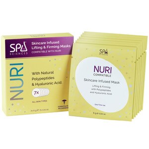 Spa Sciences NURI Compatible Lifting & Firming Masks, 7CT