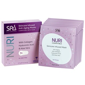 Spa Sciences NURI Compatible Anti Aging Masks, 7CT
